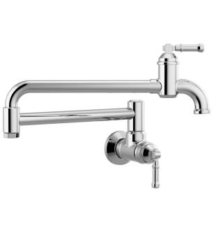 Delta Broderick™ 1190LFL Wall Mount Pot Filler in Chrome