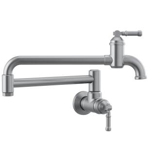 Delta Broderick™ 1190LFL-AR Wall Mount Pot Filler in Arctic Stainless