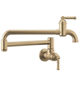 Delta Broderick™ 1190LFL-CZ Wall Mount Pot Filler in Champagne Bronze