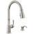 Delta Capertee™ 19877Z-SPSD-DST Single Handle Pull-Down Kitchen Faucet with Soap Dispenser and ShieldSpray Technology in Spotshield Stainless