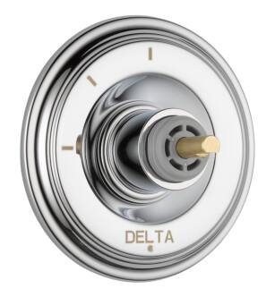 Delta Cassidy™ T11897-LHP 3-Setting 2-Port Diverter Trim - Less Handle in Chrome