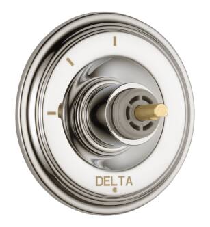 Delta Cassidy™ T11897-PNLHP 3-Setting 2-Port Diverter Trim - Less Handle in Polished Nickel