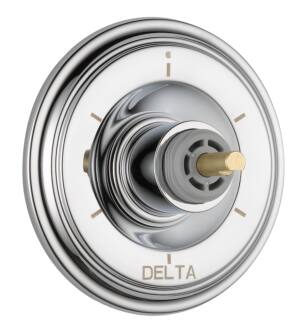 Delta Cassidy™ T11997-LHP 6-Setting 3-Port Diverter Trim - Less Handle in Chrome