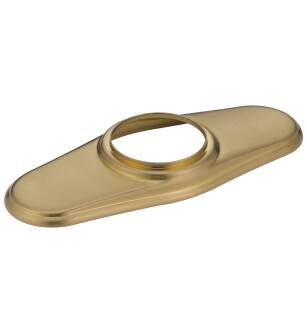 Delta Cassidy™ RP72711CZ Escutcheon w/ Gasket - 4" - 1 Hole Bathroom & Bar in Champagne Bronze