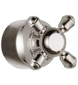 Delta Cassidy™ H595PN Metal Cross Handle Kit - Transfer Valve in Polished Nickel