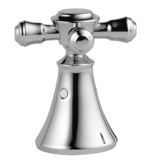 Delta Cassidy™ H295 Metal Cross Handle Set - Deck Mount Bathroom & Bidet in Chrome