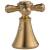 Delta Cassidy™ H295CZ Metal Cross Handle Set - Deck Mount Bathroom & Bidet in Champagne Bronze