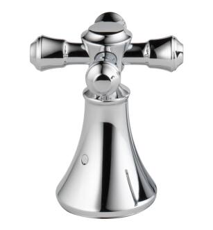 Delta Cassidy™ H695 Metal Cross Handle Set - Roman Tub in Chrome