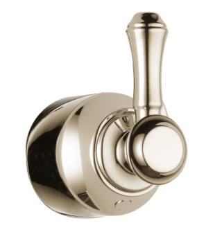 Delta Cassidy™ H597PN Metal Lever Handle - Transfer Valve in Polished Nickel