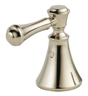 Delta Cassidy™ H297PN Metal Lever Handle Set - Deck Mount Bathroom & Bidet in Polished Nickel