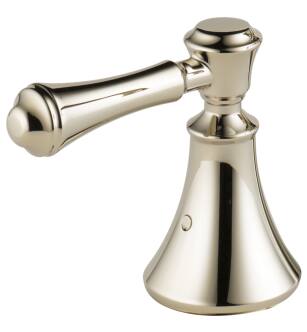 Delta Cassidy™ H697PN Metal Lever Handle Set - Roman Tub in Polished Nickel