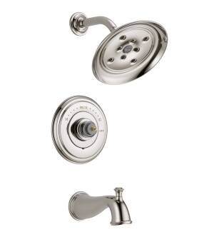 Delta Cassidy™ T14497-PNLHP Monitor® 14 Series H2Okinetic® Tub & Shower Trim - Less Handle in Polished Nickel