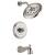 Delta Cassidy™ T14497-PNLHP Monitor® 14 Series H2Okinetic® Tub & Shower Trim - Less Handle in Polished Nickel