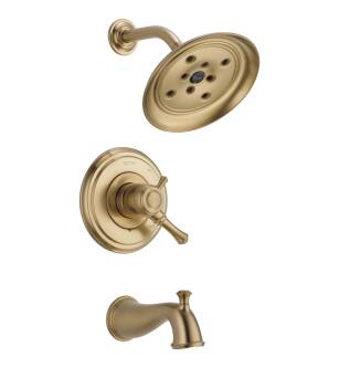 Delta Cassidy™ T17497-CZ Monitor® 17 Series H2Okinetic® Tub & Shower Trim in Champagne Bronze