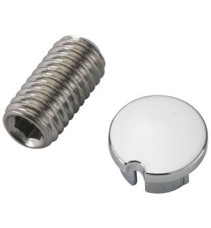 Delta Cassidy™ RP84938 Set Screw & Button - T24 Series in Chrome