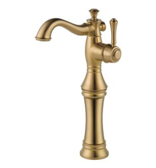 Delta Cassidy™ 797LF-CZ Single Handle Vessel Bathroom Faucet in Champagne Bronze