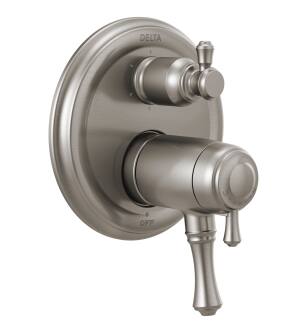 Delta Cassidy™ T27T997-SS Traditional 2-Handle TempAssure® 17T Series Valve Trim with 6-Setting Integrated Diverter in Stainless