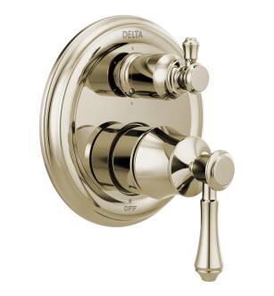 Delta Cassidy™ T24997-PN Traditional Monitor® 14 Series Valve Trim with 6-Setting Integrated Diverter in Polished Nickel