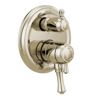 Delta Cassidy™ T27997-PN Traditional Monitor® 17 Series Valve Trim with 6-Setting Integrated Diverter in Polished Nickel