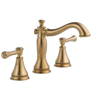 Delta Cassidy™ 3597LF-CZMPU Two Handle Widespread Bathroom Faucet in Champagne Bronze