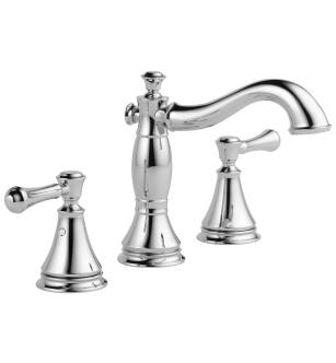 Delta Cassidy™ 3597LF-MPU Two Handle Widespread Bathroom Faucet in Chrome