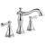 Delta Cassidy™ 3597LF-MPU Two Handle Widespread Bathroom Faucet in Chrome