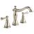 Delta Cassidy™ 3597LF-PNMPU Two Handle Widespread Bathroom Faucet in Polished Nickel