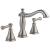 Delta Cassidy™ 3597LF-SSMPU Two Handle Widespread Bathroom Faucet in Stainless