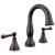 Delta Cassidy™ 3597-RBPD-DST Two Handle Widespread Pull Down Bathroom Faucet in Venetian Bronze