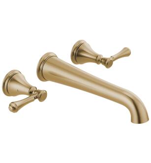 Delta Cassidy™ T5797-CZWL Wall Mounted Tub Filler in Champagne Bronze
