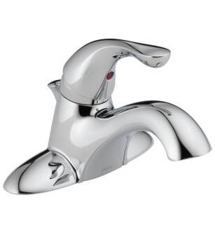 Delta Classic 520-PPU-DST Single Handle Centerset Bathroom Faucet in Chrome