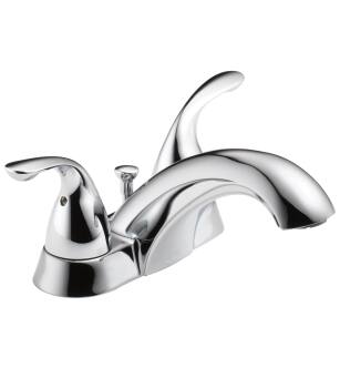 Delta Classic 2523LF-MPU Two Handle Centerset Bathroom Faucet Three Hole Deck Mount in Chrome