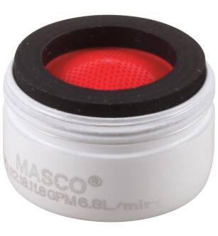 Delta Collins™ RP70719WH Aerator - Water-Efficient - 1.75 GPM in White