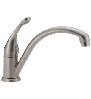 Delta Collins™ 141-SS-DST Single Handle Kitchen Faucet in Stainless