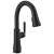 Delta Coranto™ 9979T-BL-DST Single Handle Pull Down Bar/Prep Faucet with Touch2O Technology Three Hole Deck Mount in Matte Black