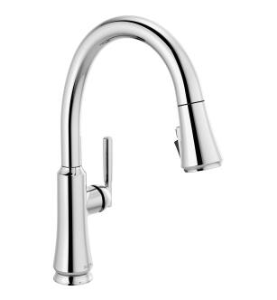 Delta Coranto™ 9179-DST Single Handle Pull Down Kitchen Faucet Three Hole Deck Mount in Chrome