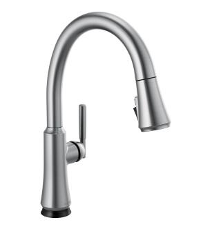 Delta Coranto™ 9179T-AR-DST Single Handle Pull Down Kitchen Faucet with Touch2O Technology Three Hole Deck Mount in Arctic Stainless