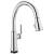 Delta Coranto™ 9179T-DST Single Handle Pull Down Kitchen Faucet with Touch2O Technology Three Hole Deck Mount in Chrome