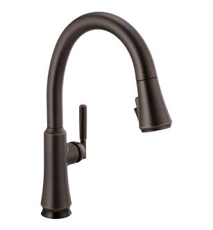 Delta Coranto™ 9179T-RB-DST Single Handle Pull Down Kitchen Faucet with Touch2O Technology Three Hole Deck Mount in Venetian Bronze