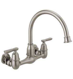 Delta Corin 22722LF-SS Two Handle Wall Mounted Kitchen Faucet in Stainless