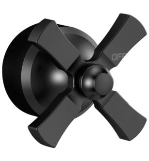 Delta Dorval™ H567BL Handle - 1C Volume FM Tub Filler/ 14S in Matte Black