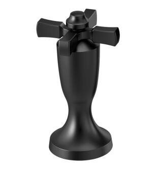 Delta Dorval™ H570BL Handle 1C-Roman Tub and WM Tub Filler in Matte Black