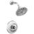 Delta Dorval™ T14256-LHP Monitor 14 Series Shower Trim - Less Handle in Chrome