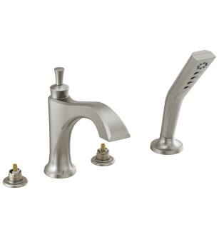 Delta Dorval™ T4756-SSLHP Roman Tub with Hand Shower Trim - Less Handles in Stainless