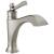 Delta Dorval™ 556-SSLPU-DST Single Handle Bathroom Faucet Three Hole Deck Mount in Stainless