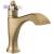 Delta Dorval™ 557-GSMPU-DST Single Handle Bathroom Faucet in Champagne Bronze / Porcelain