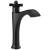 Delta Dorval™ 657-BL-DST Single Handle Mid-Height Vessel Bathroom Faucet in Matte Black