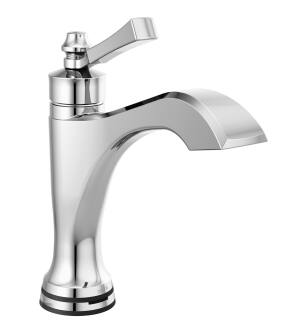 Delta Dorval™ 556T-DST Single Handle Touch20.xt Bathroom Faucet Three Hole Deck Mount in Chrome