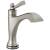 Delta Dorval™ 556T-SS-DST Single Handle Touch20.xt Bathroom Faucet Three Hole Deck Mount in Stainless