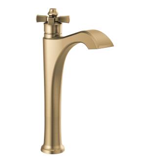 Delta Dorval™ 757-CZ-DST Single Handle Vessel Bathroom Faucet in Champagne Bronze